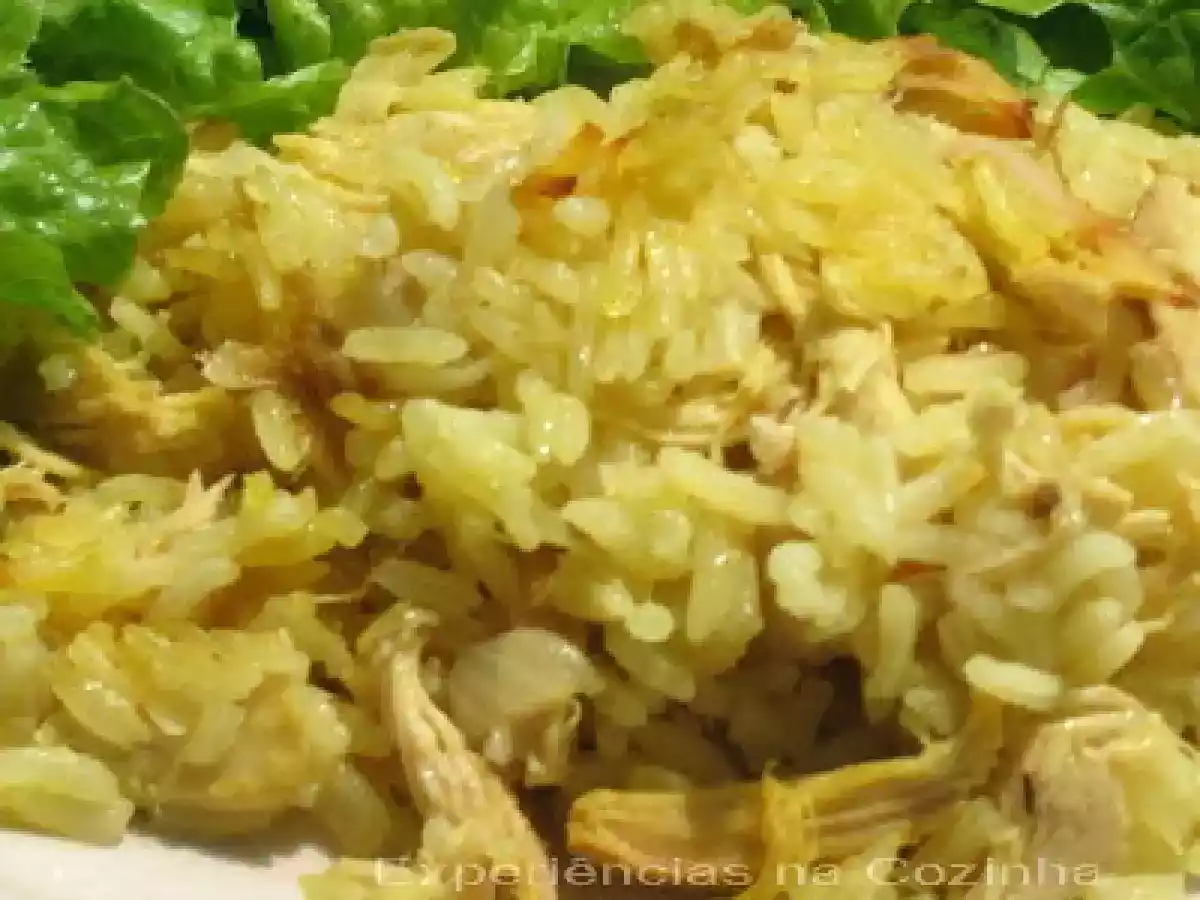 Arroz de Frango com Açafrão