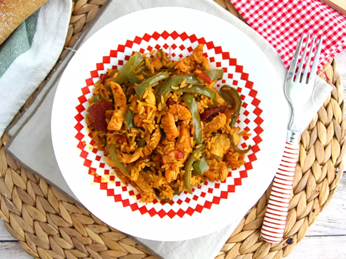 Arroz de frango e chouriço (na panela de pressão) - foto 3
