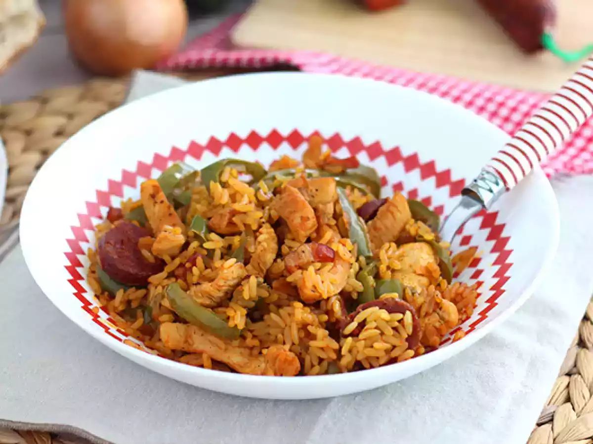 Arroz de frango e chouriço (na panela de pressão) - foto 4