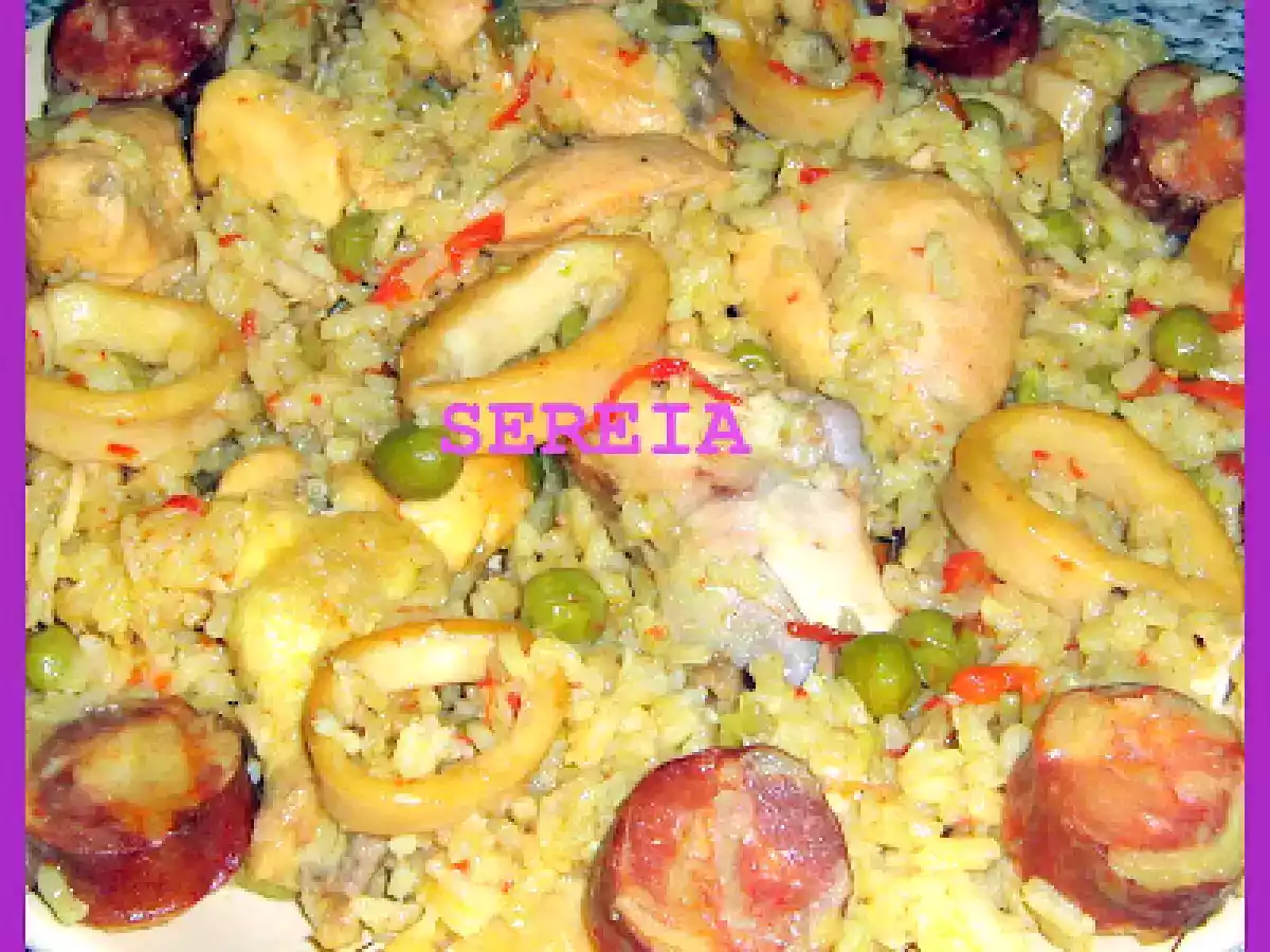 ARROZ DE FRANGO E LULAS