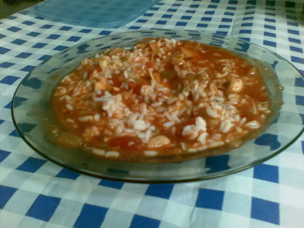 Arroz de frango Mexicano