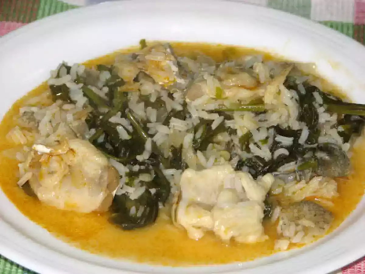 Arroz de Grelos e Bacalhau