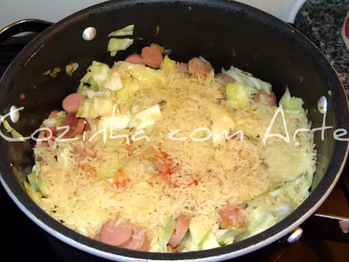 Arroz de lombardo e salsichas - foto 3