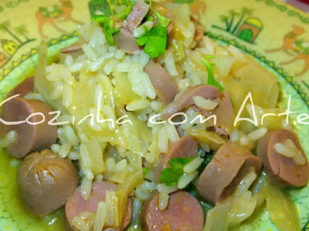 Arroz de lombardo e salsichas - foto 5