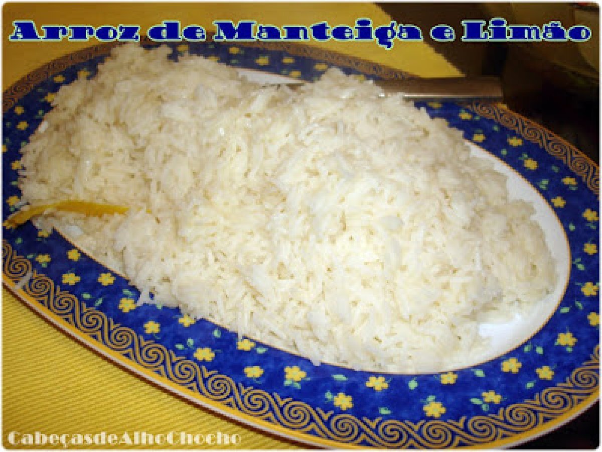 Arroz de Manteiga e Limão