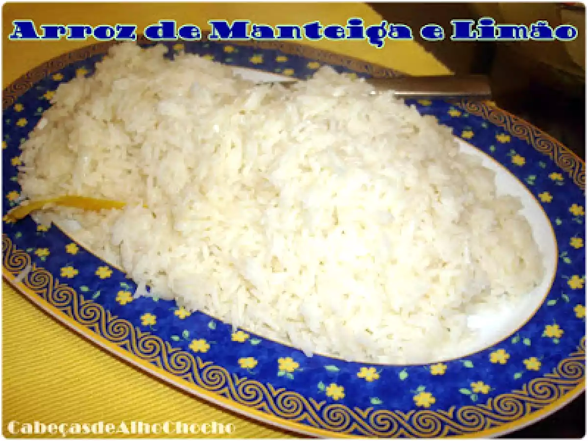 Arroz de Manteiga e Limão