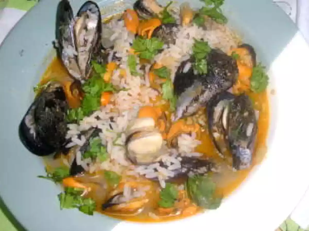 Arroz de mexilhões
