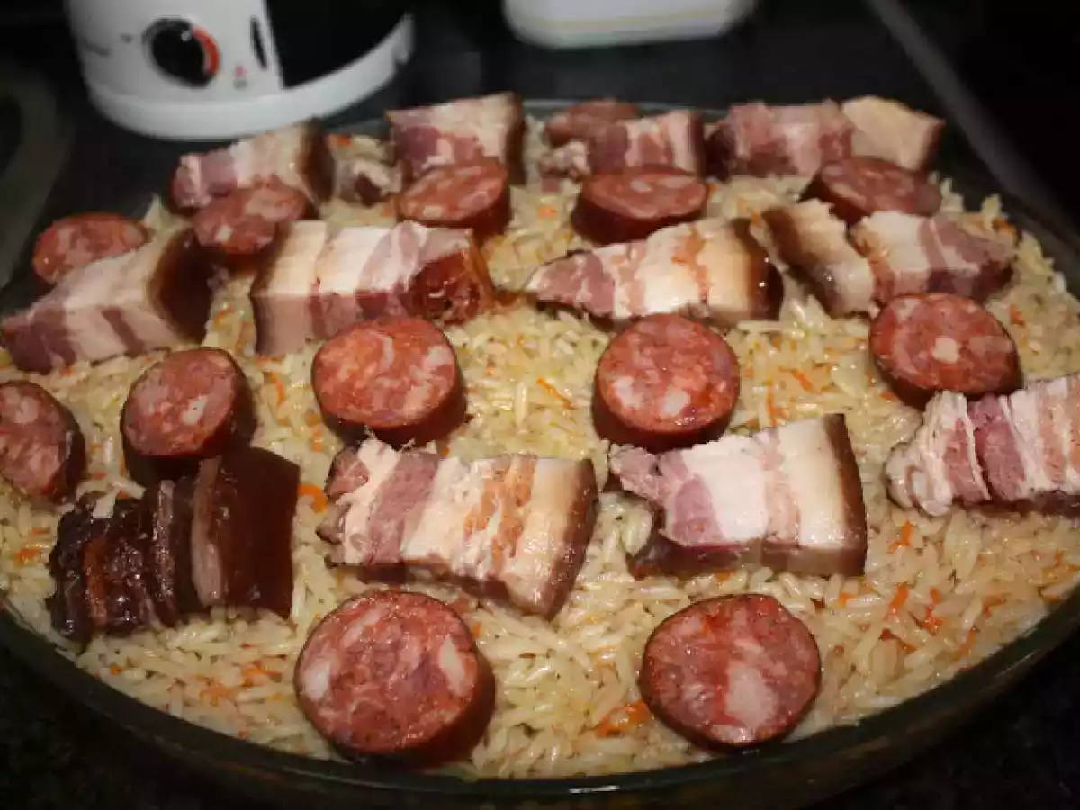 Arroz de Pato com cenoura..