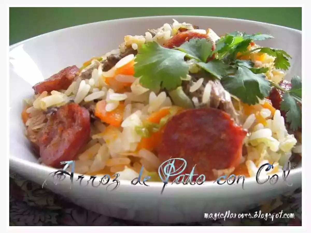 Arroz de pato com couve