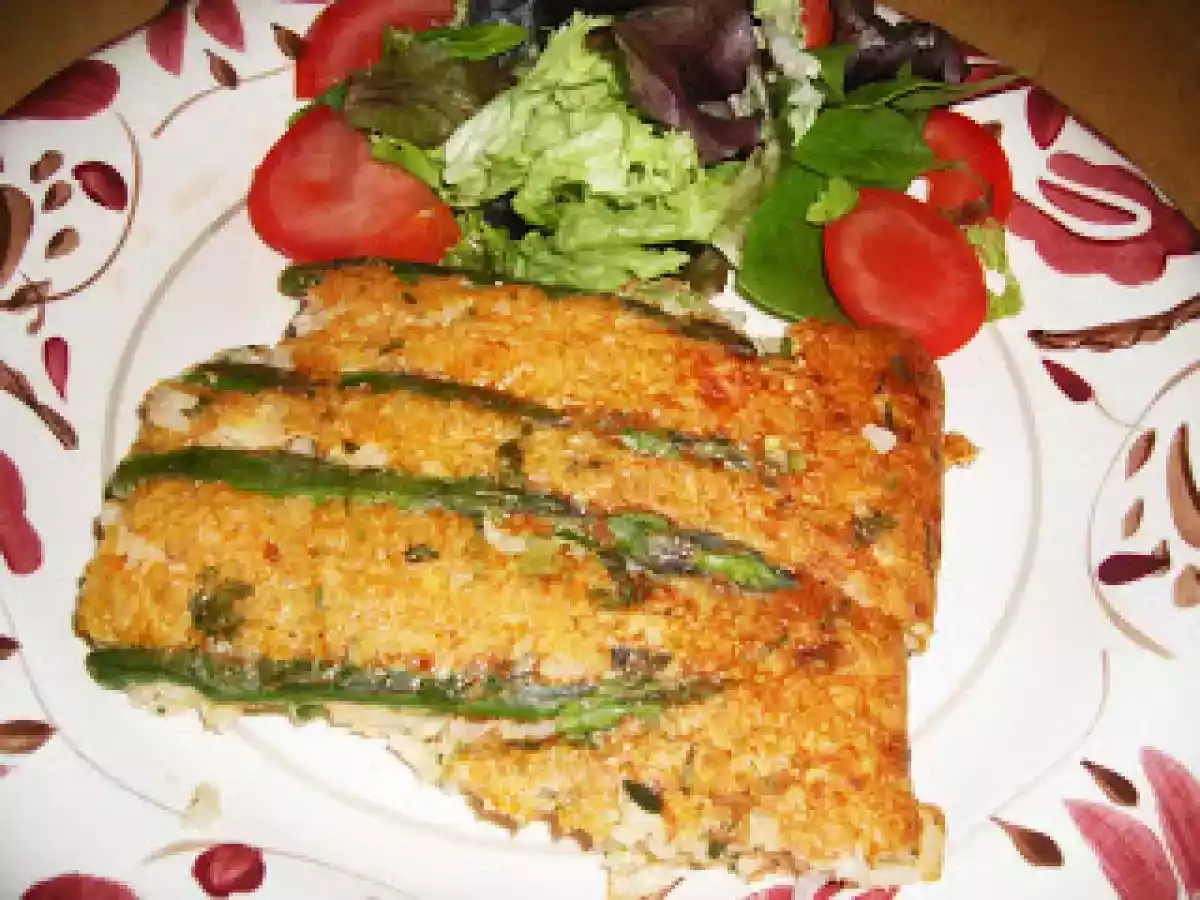 Arroz de Peixe com Aspargos Estufado