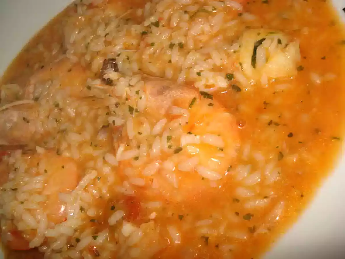 ARROZ DE PEIXE ENRIQUECIDO DE CAMARÃO...