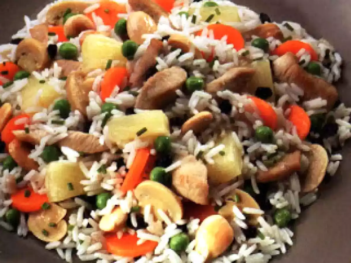 Arroz de Peru com Ananás