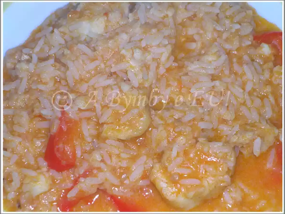 Arroz de pescada com pimentos - foto 2