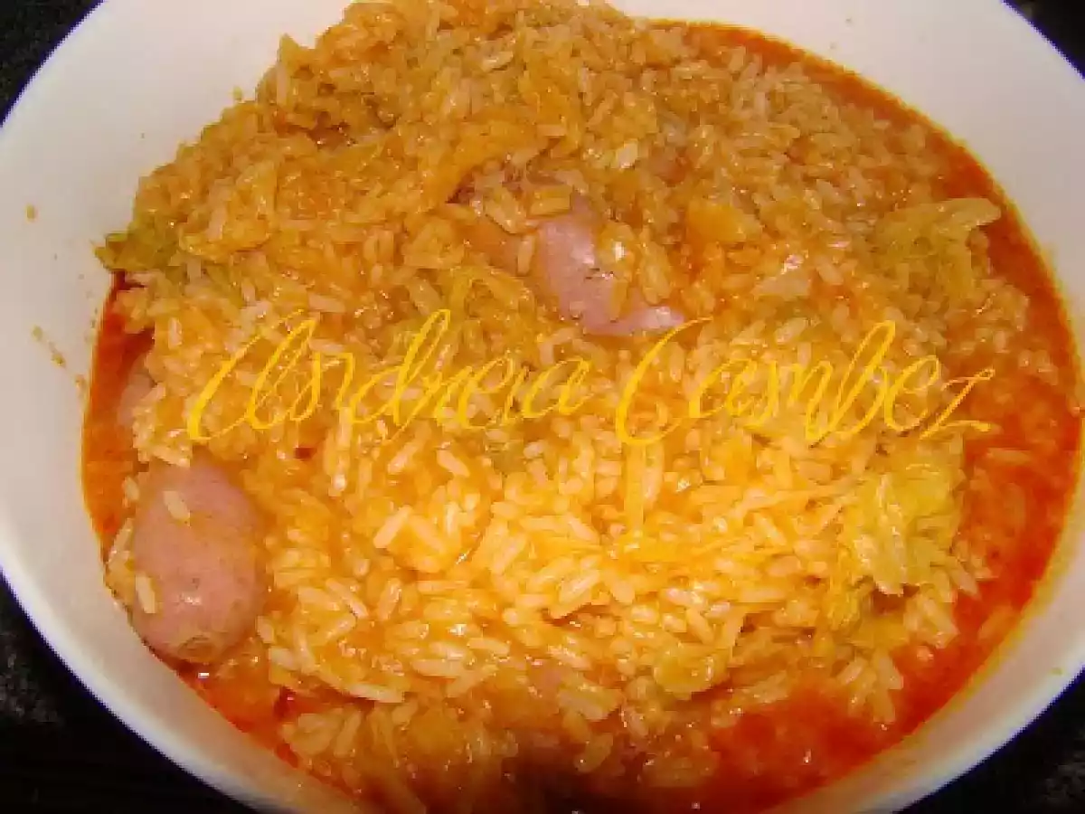 Arroz de Salsichas Frescas e Couve Lombarda - foto 3