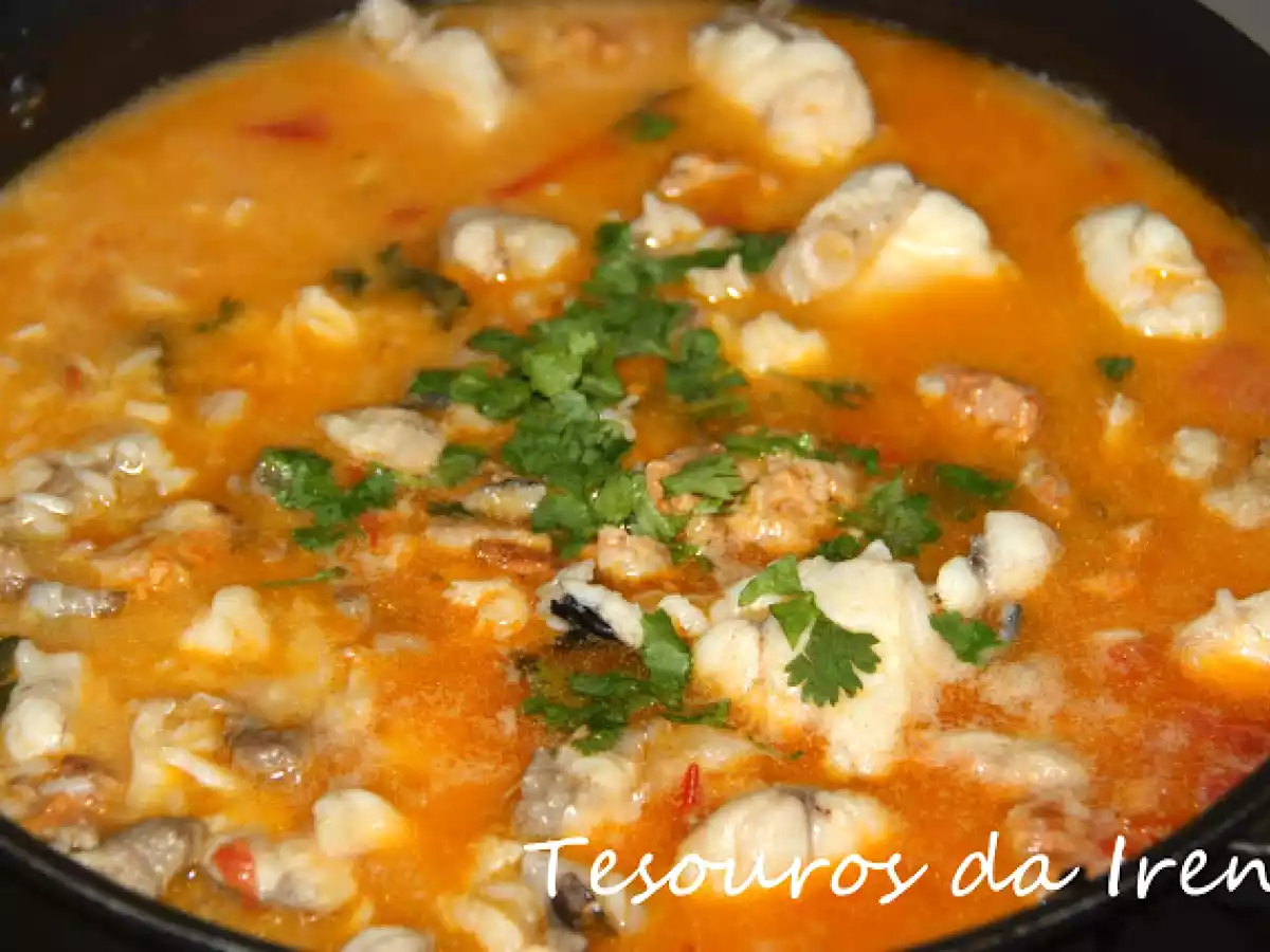 Arroz de tamboril à moda Algarve