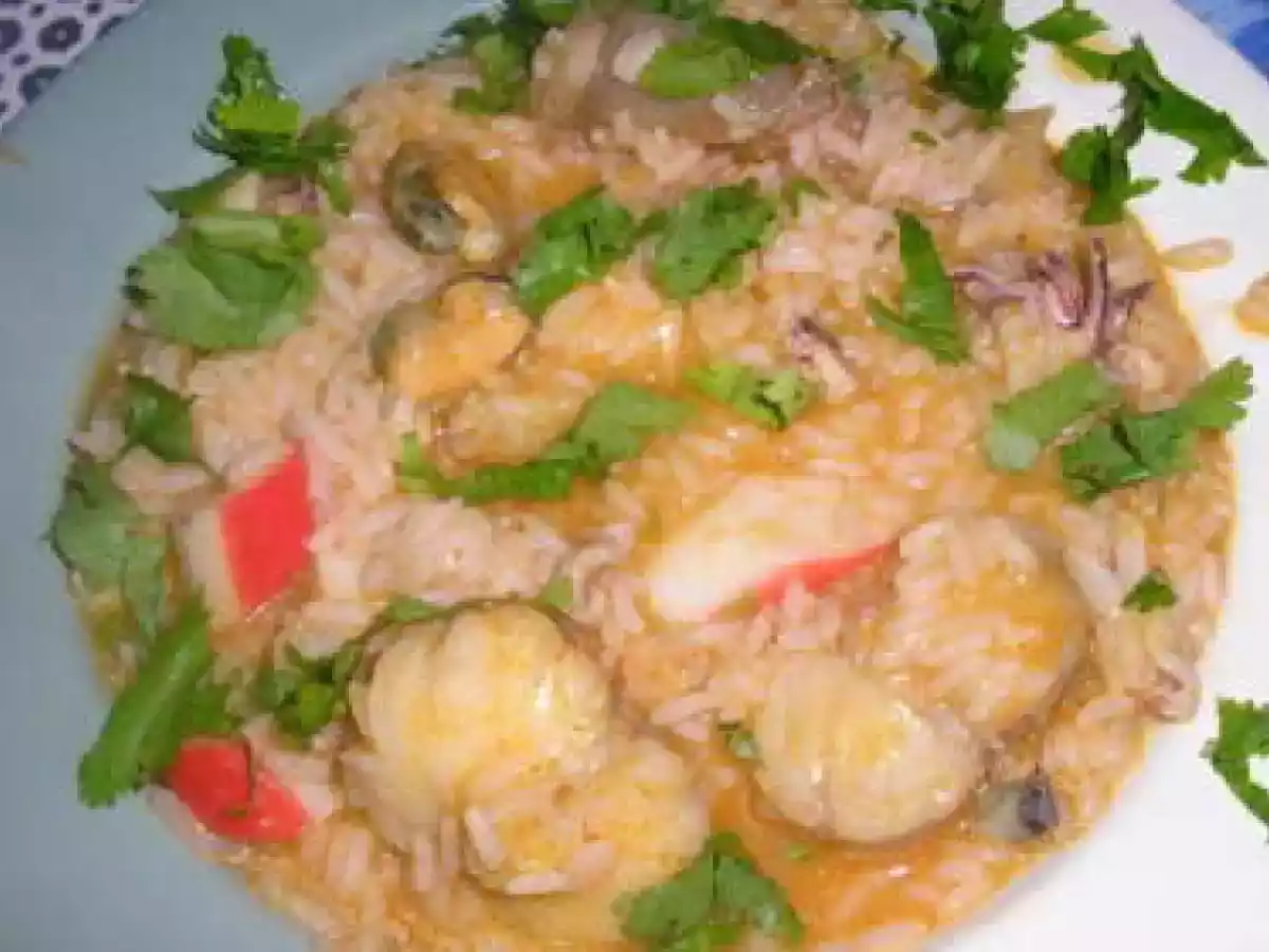 Arroz de tamboril com marisco