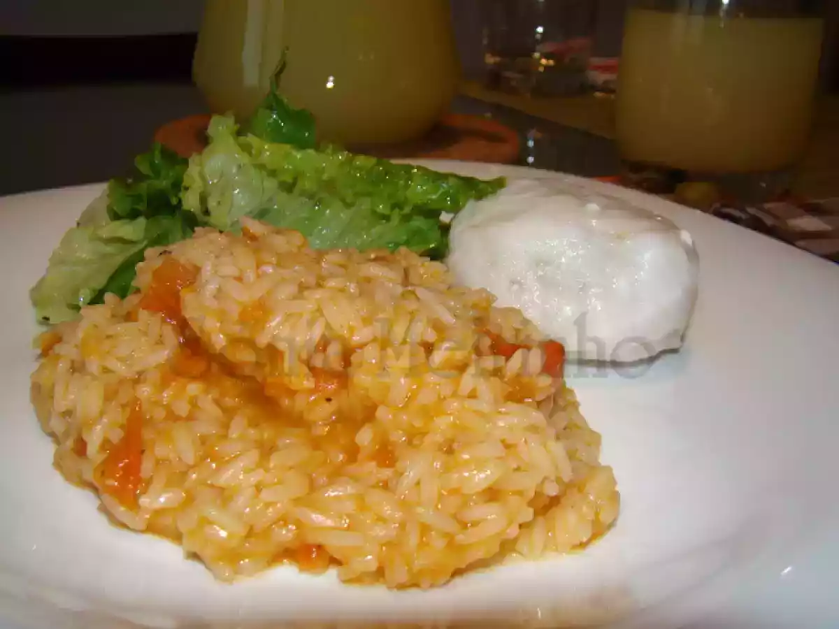 Arroz de Tomate com Pescada Cozida - foto 4
