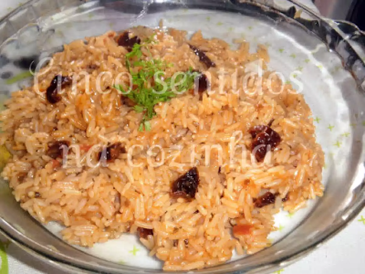 Arroz de tomate seco aromatizado com manjericão - foto 3