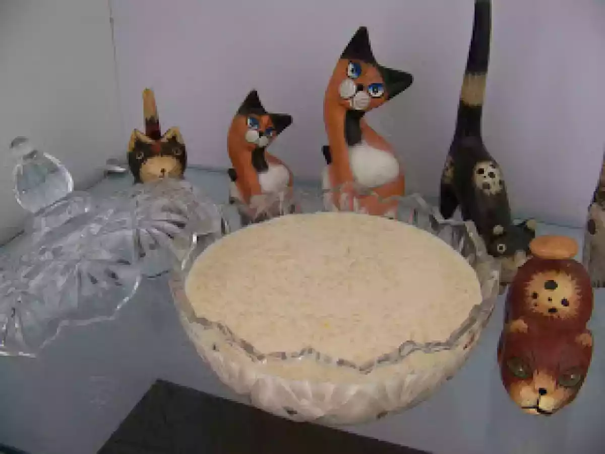 Arroz Doce Caramelado com Coco.