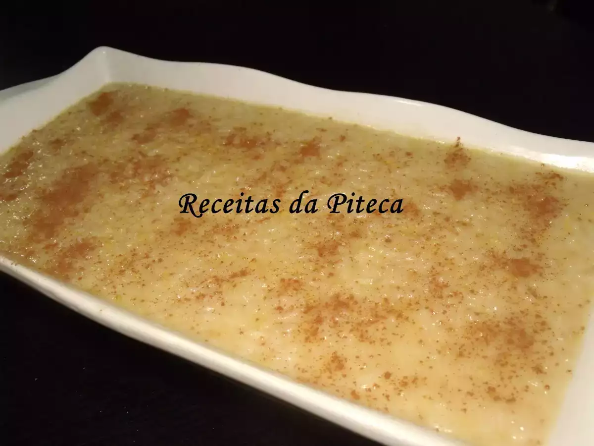 Arroz doce com figos