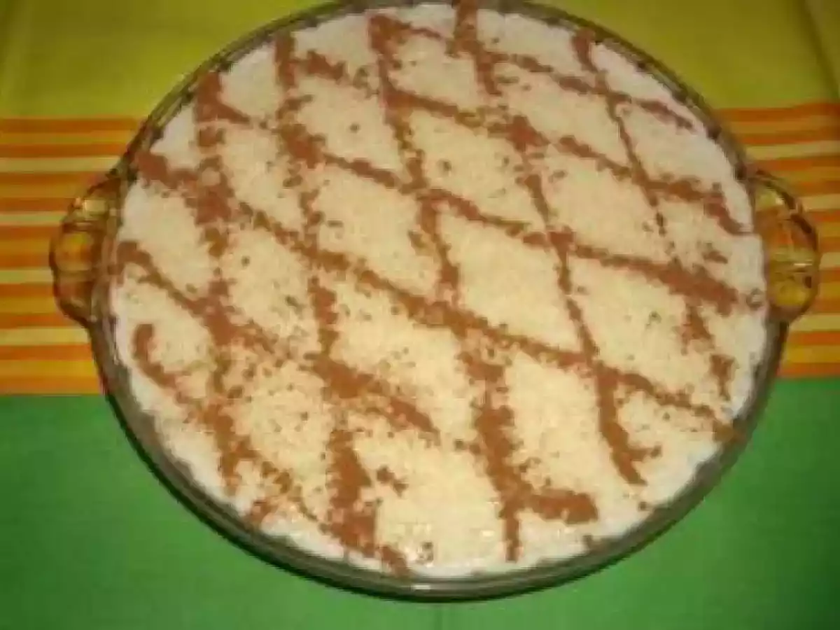 Arroz doce com Leite Condensado