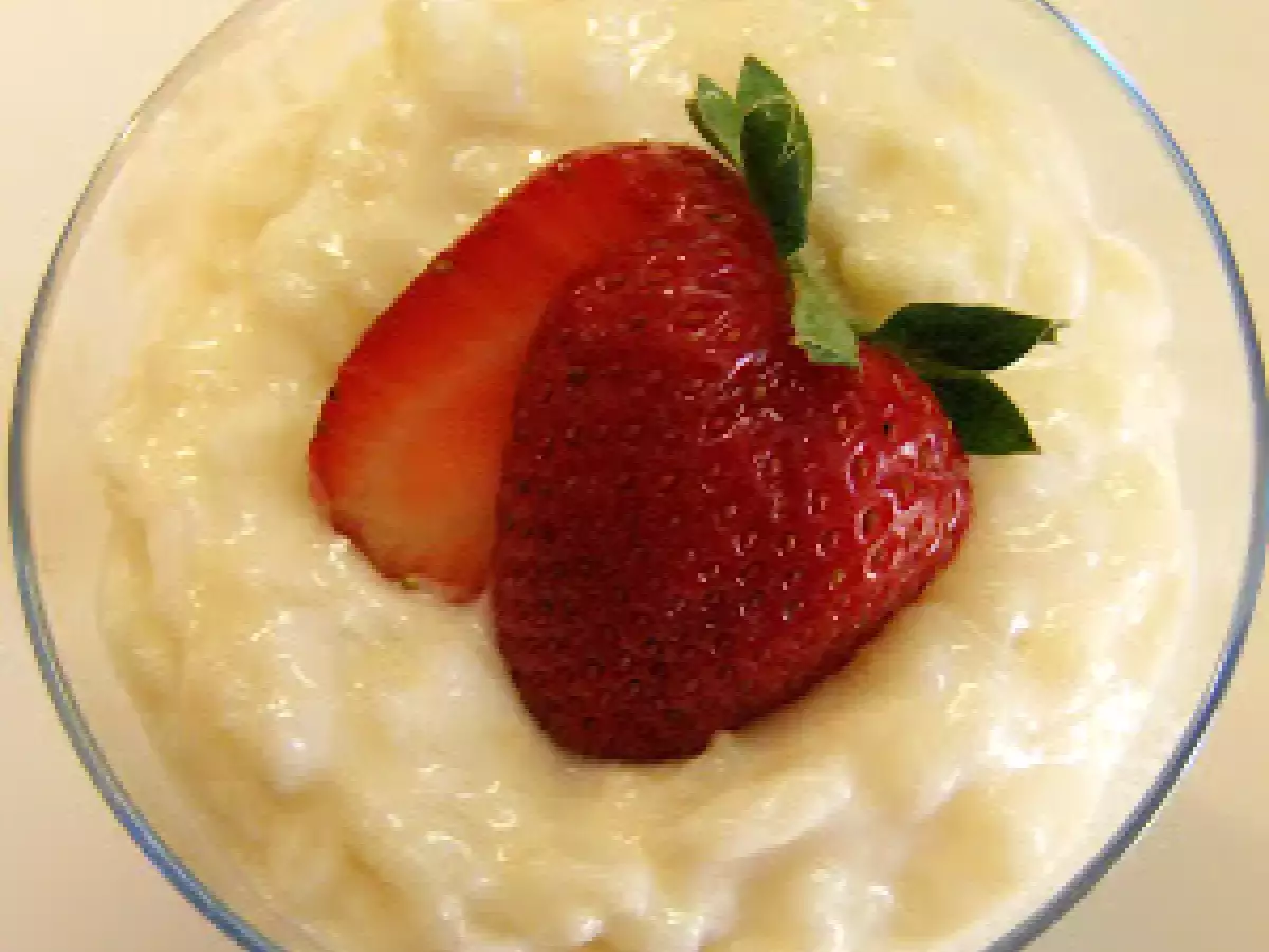 Arroz-doce com morango e leite de coco - foto 2