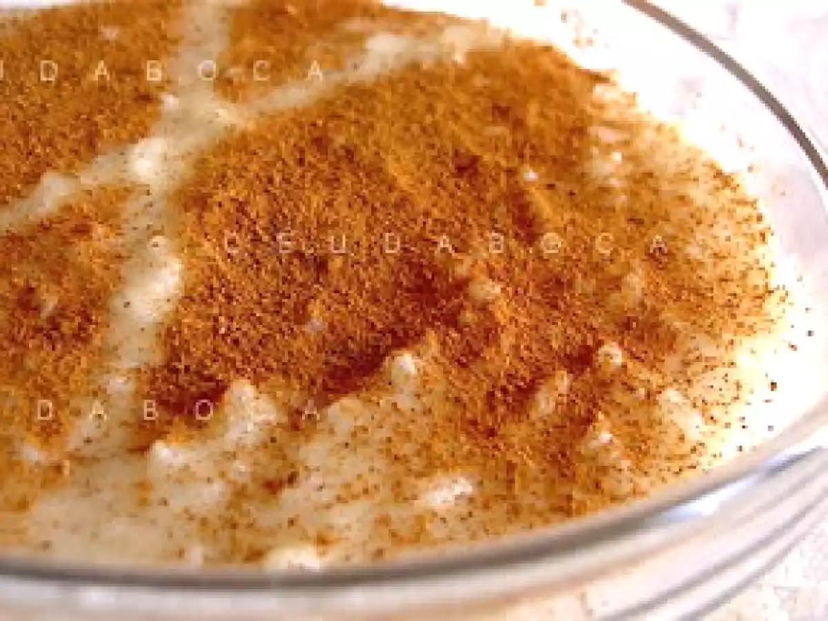 Arroz doce de banana