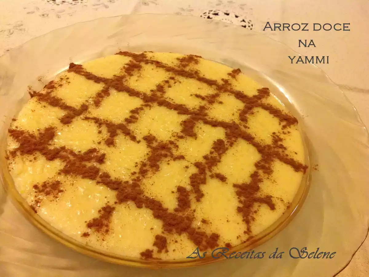 Arroz doce na Yammi