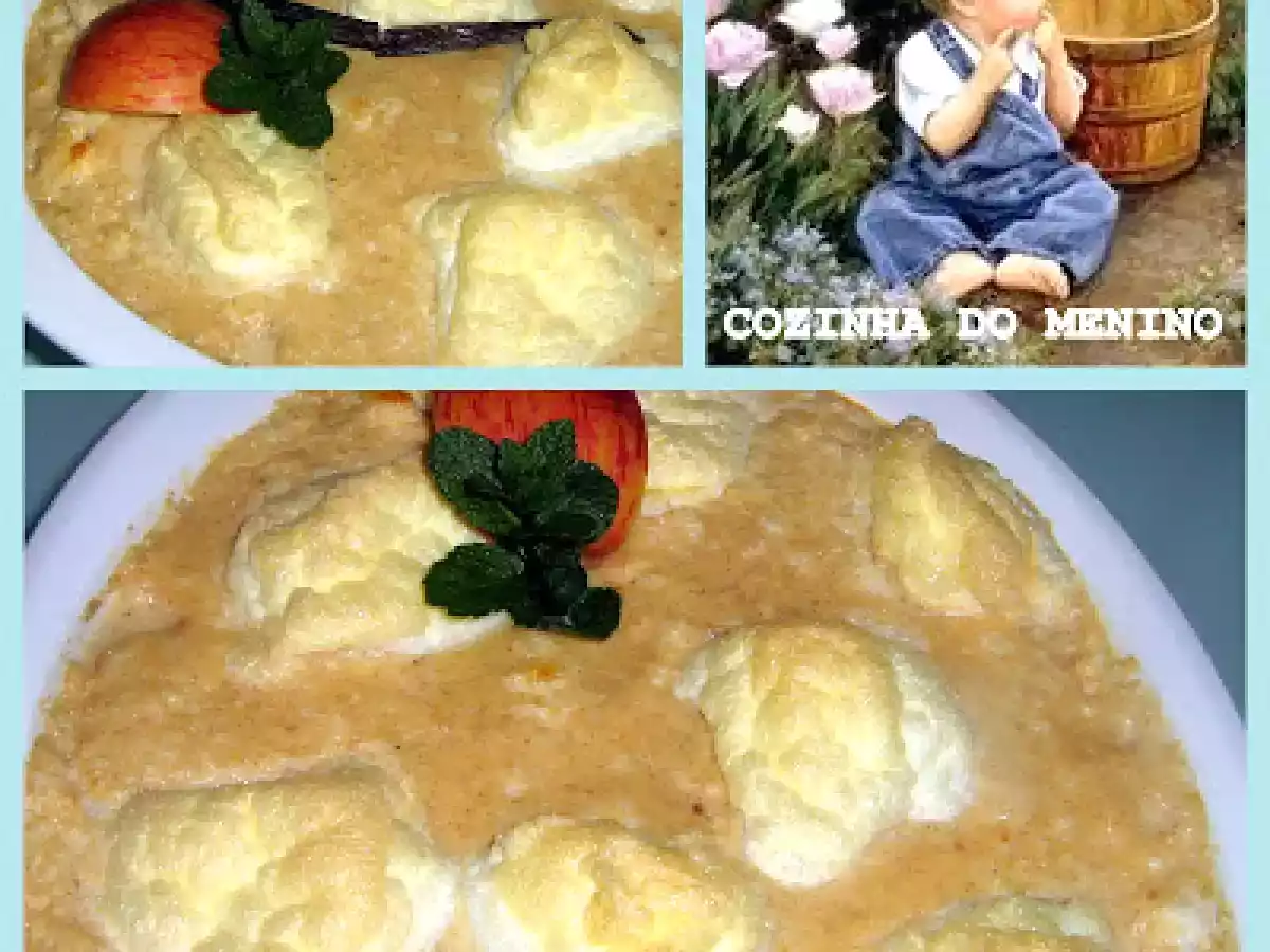 ARROZ-DOCE NO FORNO COM MAÇÃS