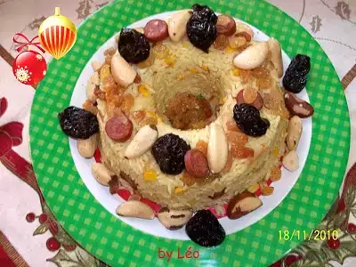 Arroz enformado de natal