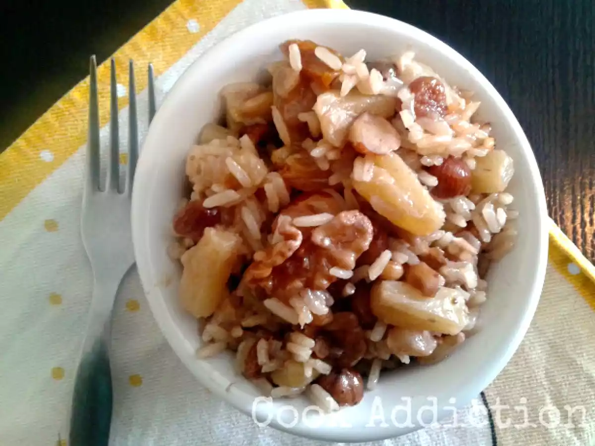 Arroz thai jasmin de frutos secos e ananás