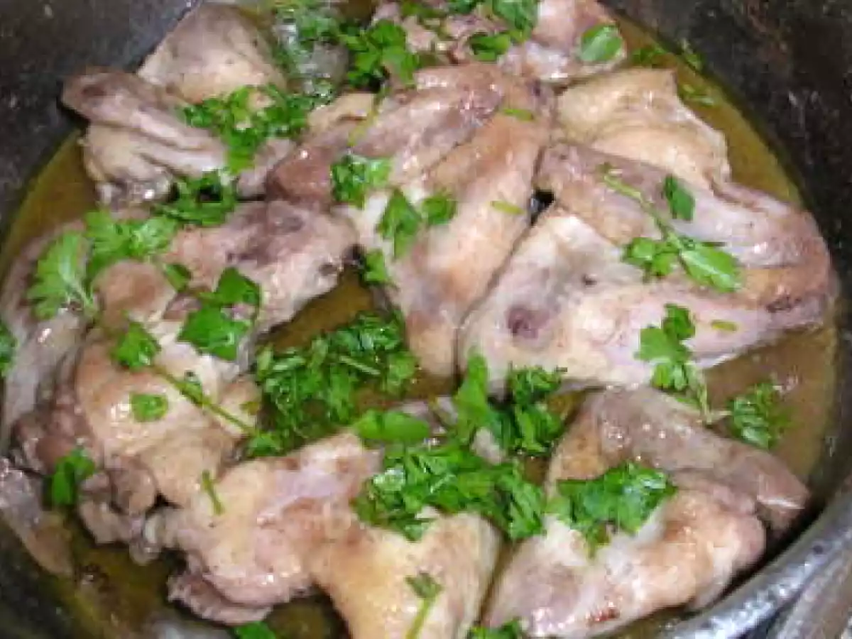 Asas de frango com molho de canela