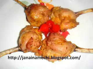 Asinha de frango recheada - assada