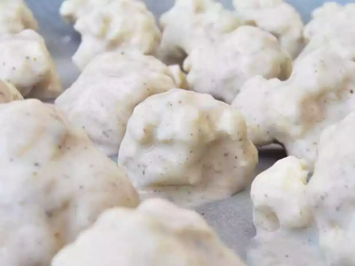Asinhas de Couve-flor com Molho de Queijo - foto 3