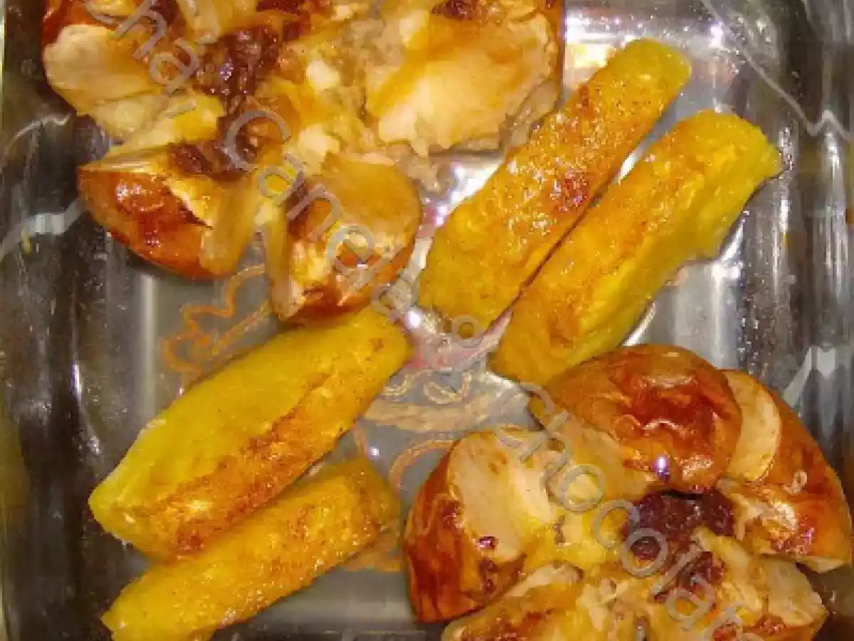 Assado de Maçãs e Abacaxi