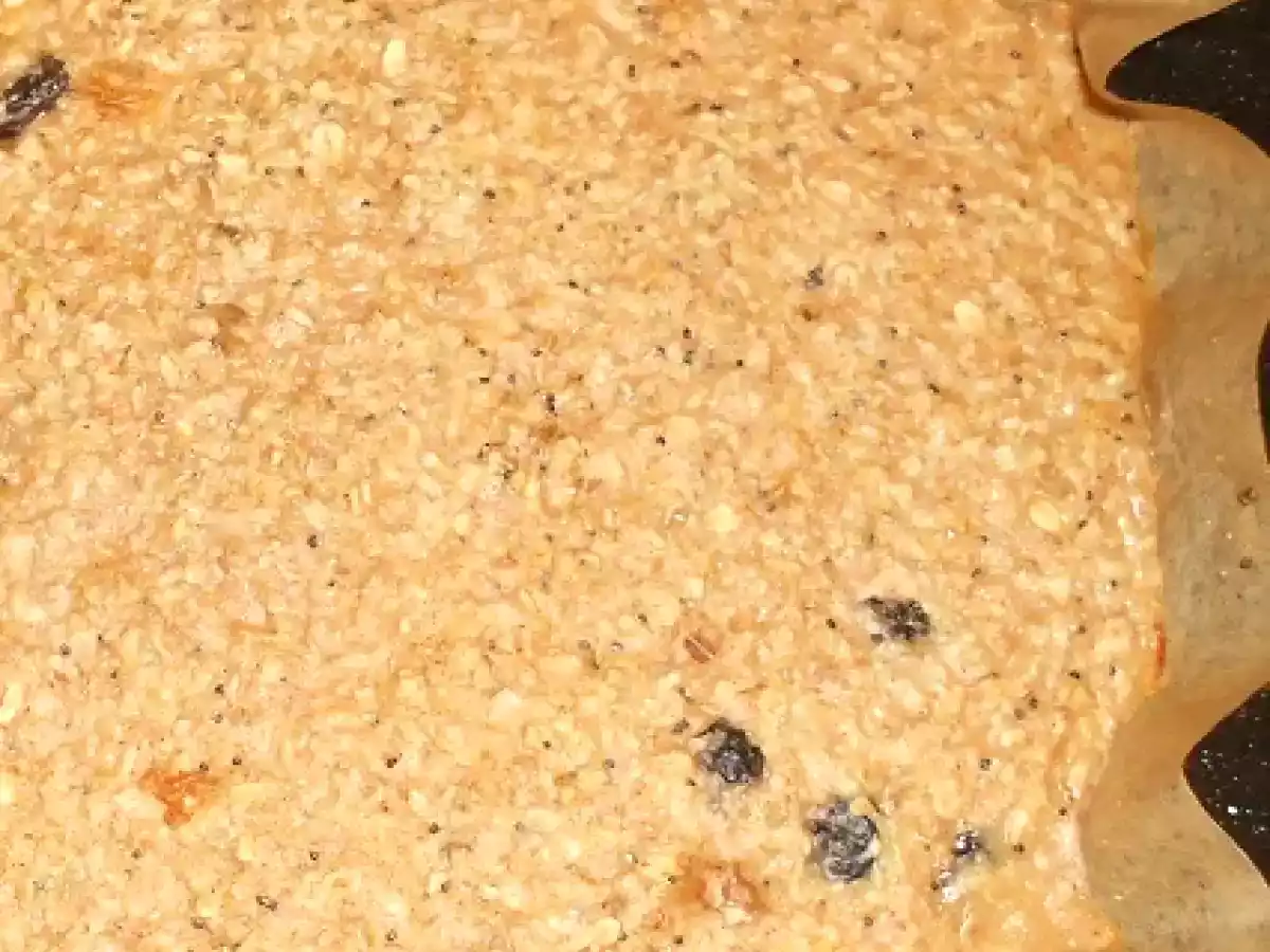Aveia no forno