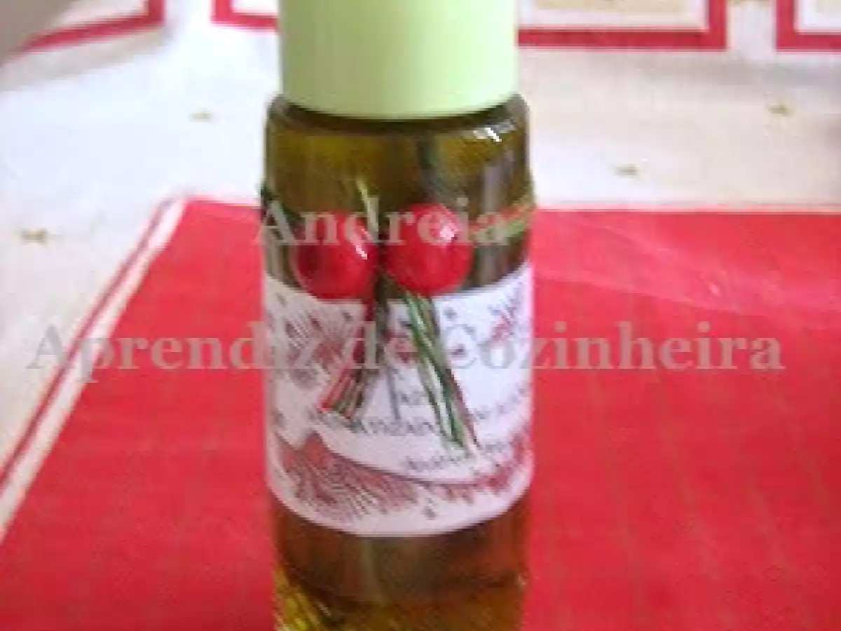 Azeite aromatizado com Alecrim