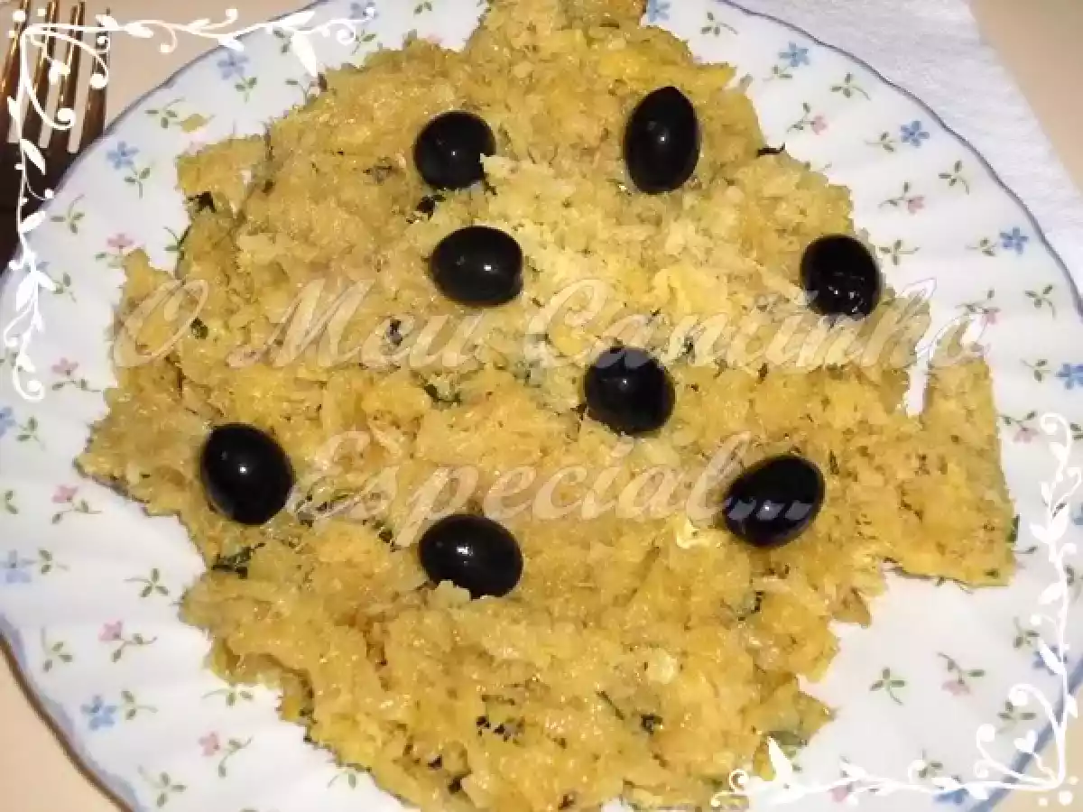 Bacalhau à Brás na Bimby e na Actifry