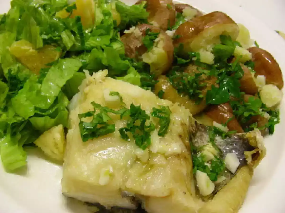 Bacalhau à Lagareiro fingido