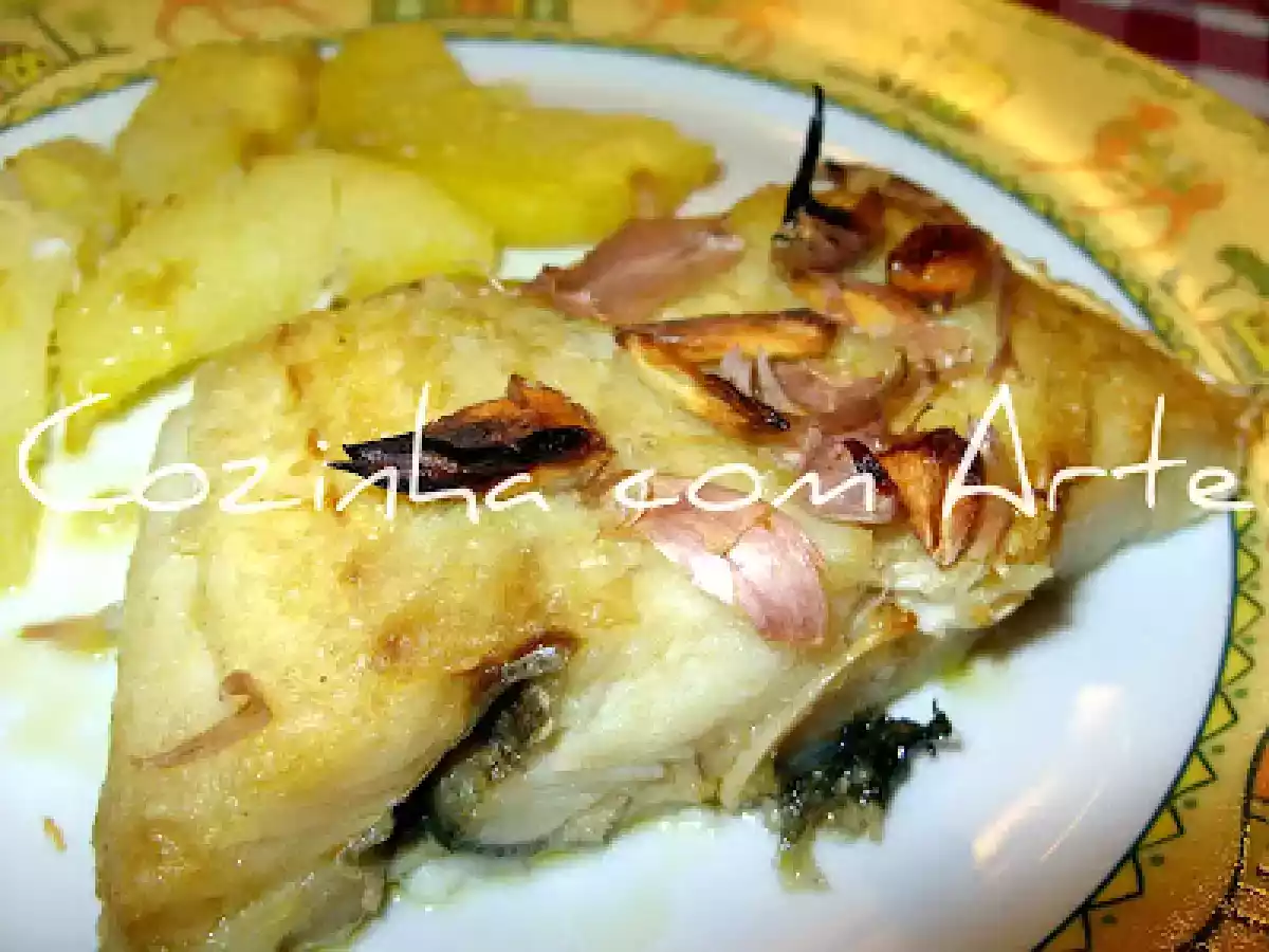 Bacalhau assado no forno - foto 2