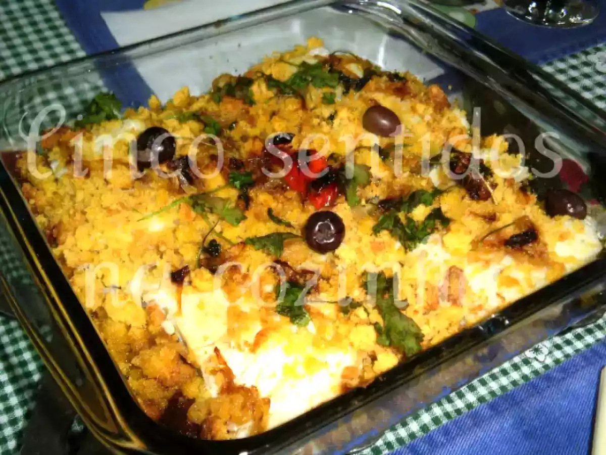 Bacalhau com broa aromatizado com salsa e pickles - foto 4