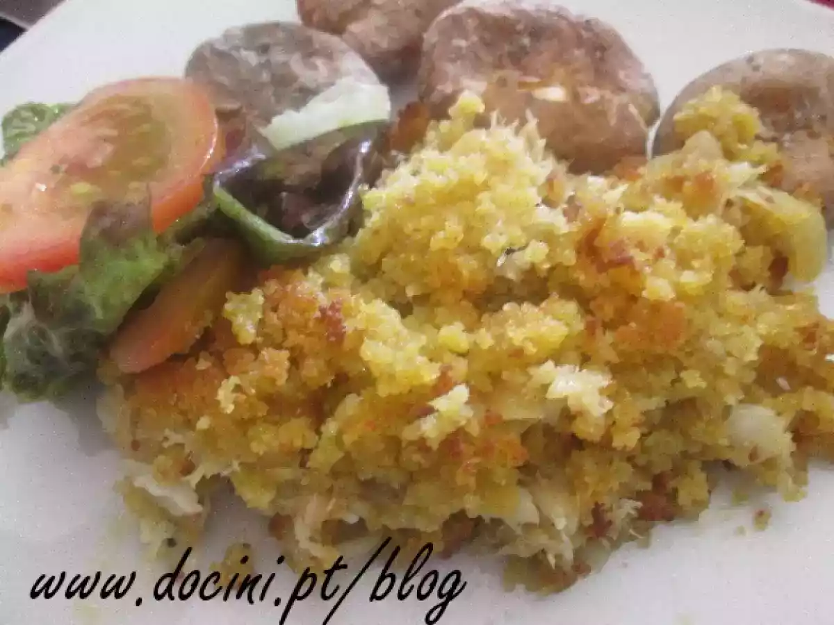 Bacalhau com Broa de Milho