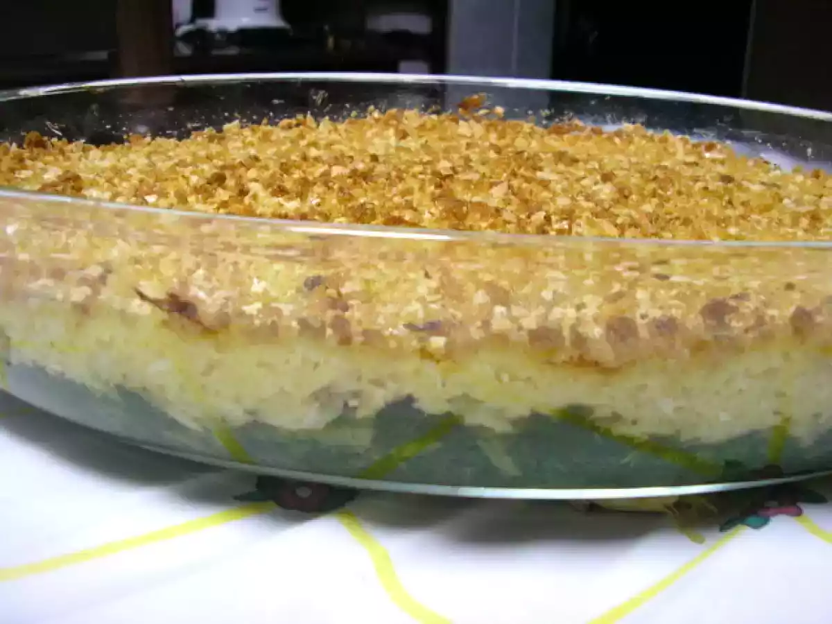 Bacalhau com broa e frutos secos