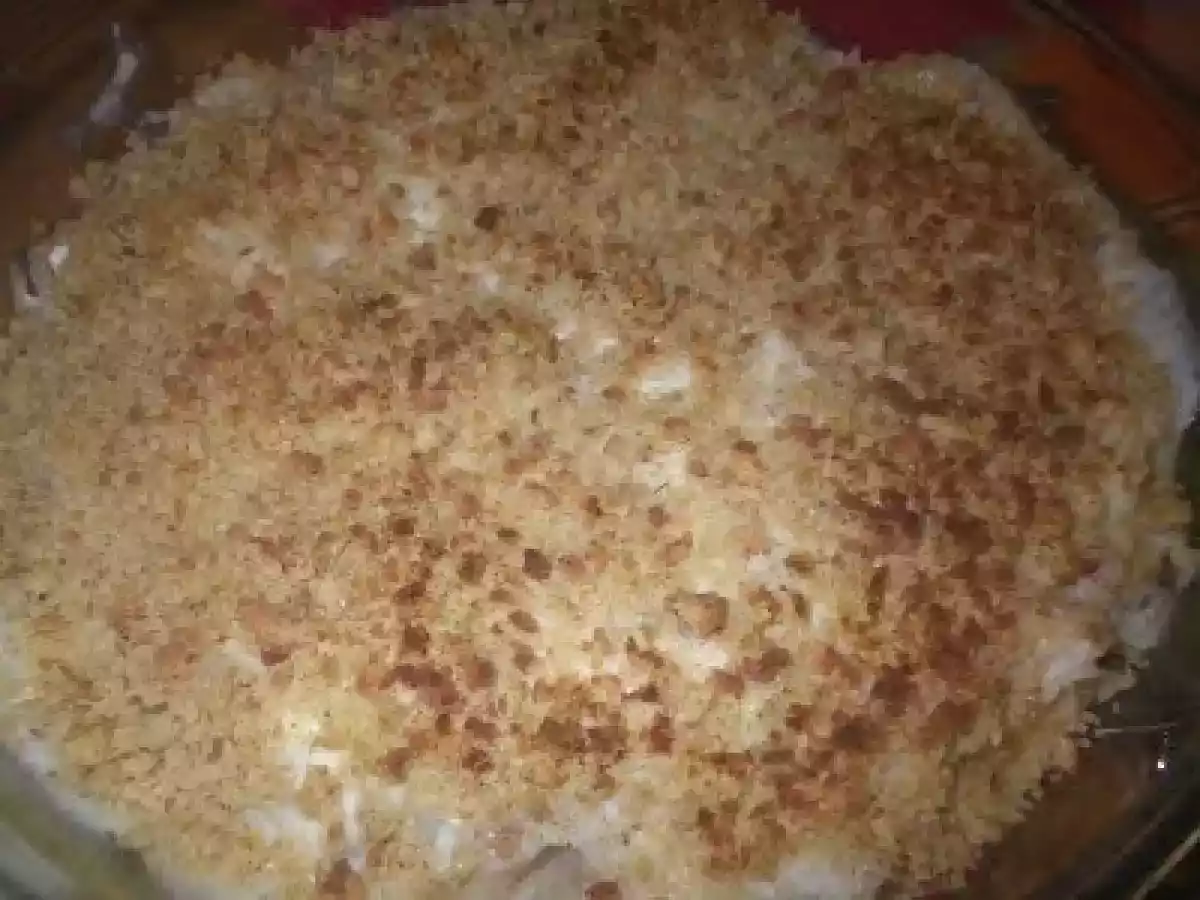 Bacalhau com broa e legumes