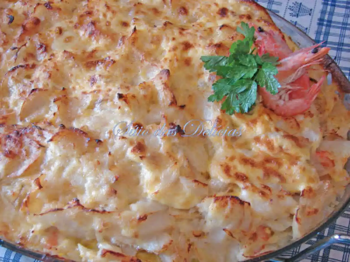 Bacalhau com Camarões