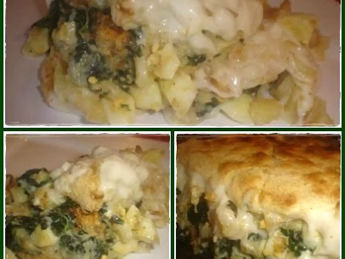 Bacalhau com Espinafres Gratinado