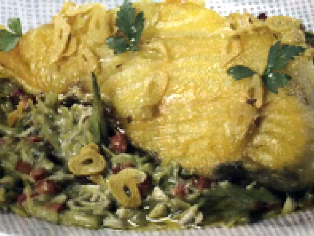 Bacalhau com Favas