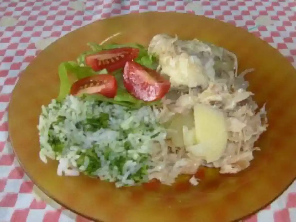 Bacalhau com Molho Branco à Minha Moda.