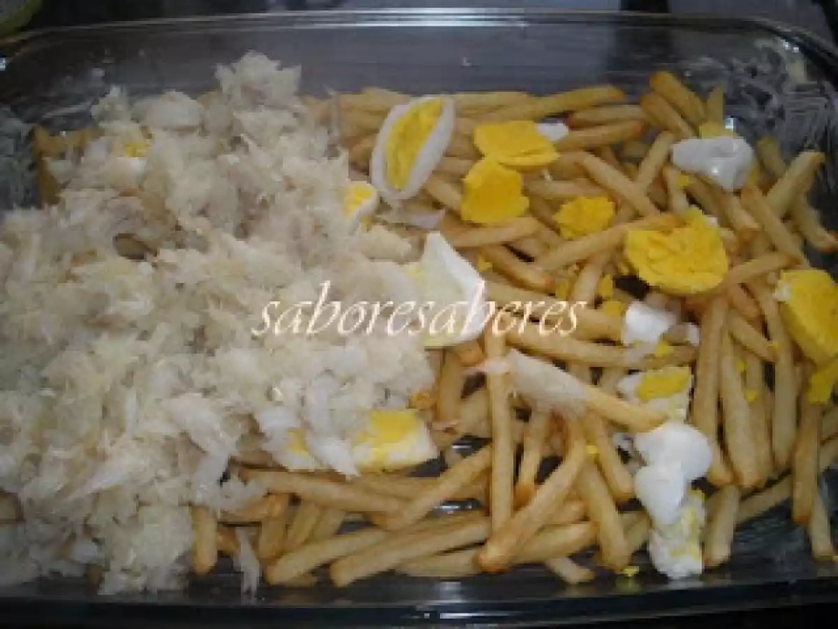 Bacalhau com Natas e Ovo cozido - foto 3