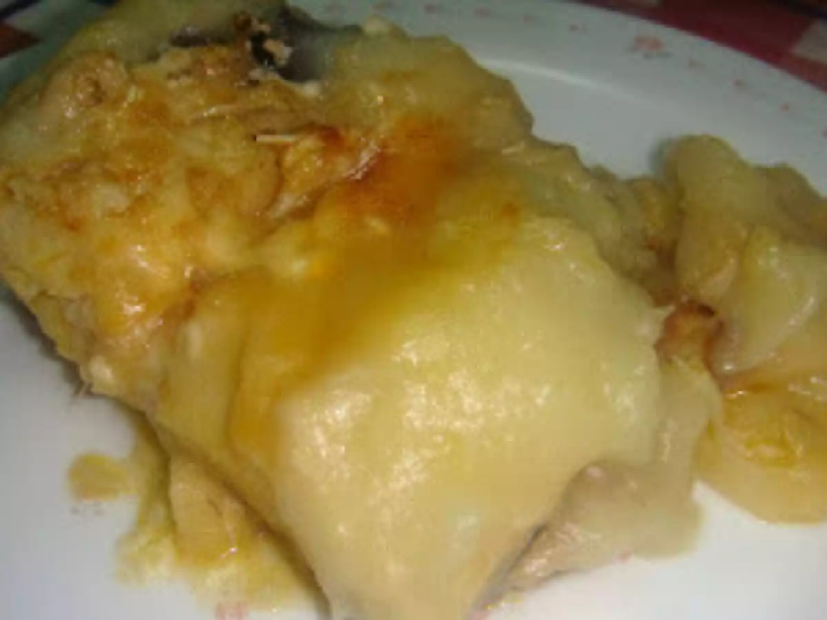 Bacalhau com Puré no Forno